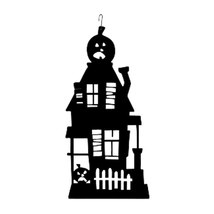 Halloween Haunted House Hanging Decoration Made in USA - $22.49