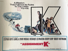 Assignment K 1968 vintage movie poster - £78.47 GBP