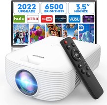 Mini Outdoor Projector, 2022 Upgraded Brightness, 1080P Supported Wifi - $64.94