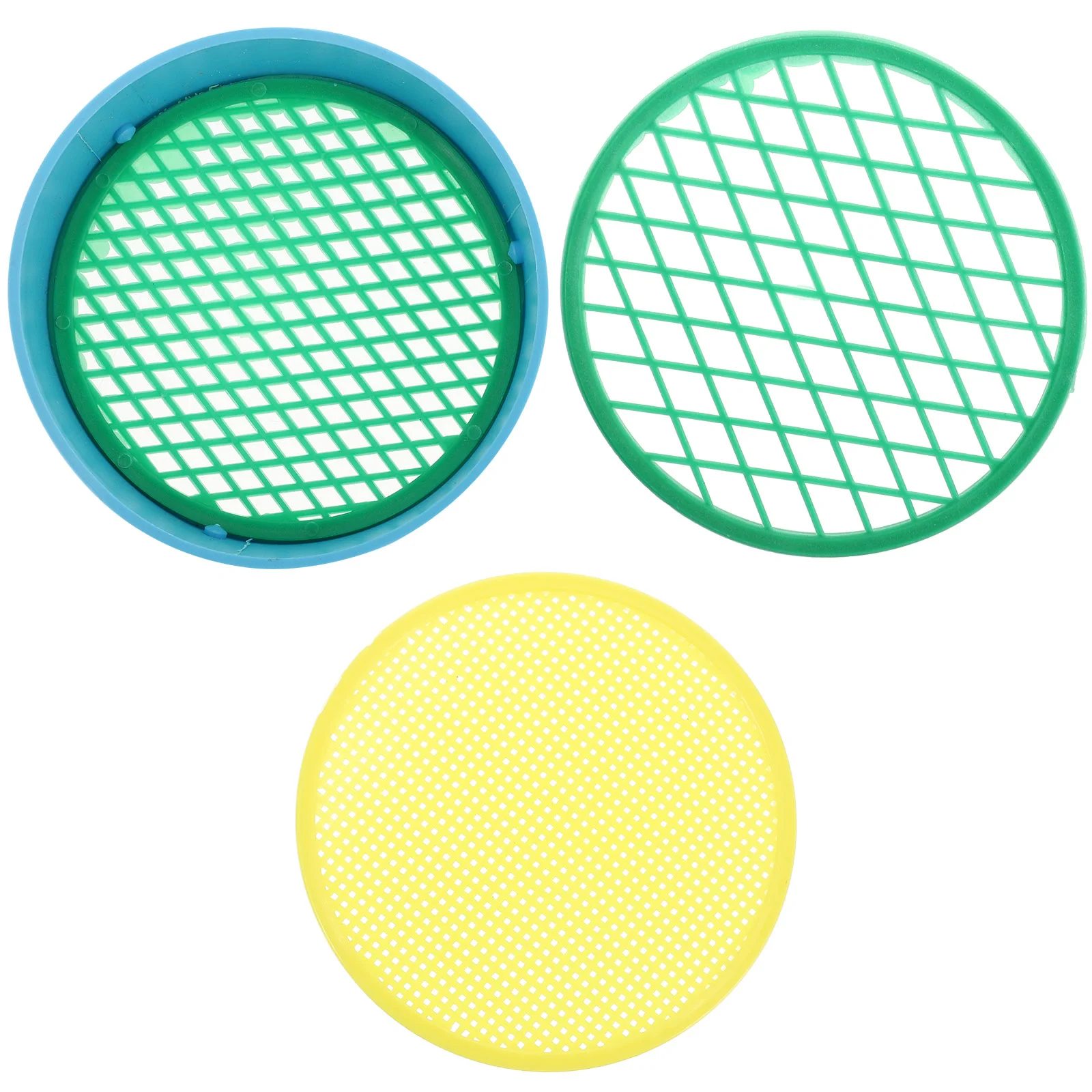 Sand Sifter Beach Toys Sieves Kids Toy Strainer Sifting Sieve Pan Garden - £14.18 GBP