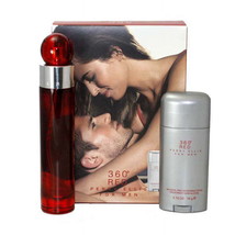 Perry Ellis 360 Red 2 Pc. Gift Set ( Eau De Toilette Spray 3.4 Oz + Alco... - $57.88