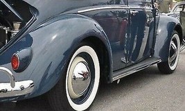 Whitewall Flapper WS Topper 15&#39;&#39; Rubber Tire Ring Set of 4 Pcs Bug Karmann - $52.02