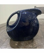 Homer Laughlin FIESTA WARE Cobalt Blue Disk Pitcher Creamer Disc 7&quot; - $41.69 CAD