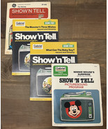 4 Vtg Show N Tell Records Slides 70’s Sesame Street Minnie Mouse 60’s Ch... - $375.97 MXN