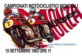 World Motorcycle Championship - 1963 - Art Print - £17.29 GBP+