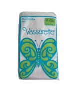 NOS Vintage Vassarette Size 6 Brief 100% Cotton Panty White Women&#39;s - $201.61 MXN