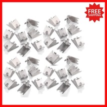 32 Durable Stainless Steel Shelf Support Clips for Refrigerators - Easy ... - $538.81 MXN
