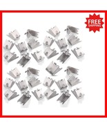 32 Durable Stainless Steel Shelf Support Clips for Refrigerators - Easy ... - $39.93 CAD