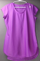 Reebok Womens Waffle Tee Shirt Color Purple  Size Large Running Training... - $11.67