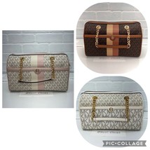 Michael Kors Blaire Medium Logo Satchel Bag Duffle purse - £158.87 GBP