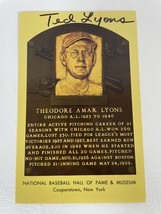 Ted Lyons Signed Autographed Hall of Fame Postcard - COA/HOLO - $39.99