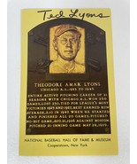 Ted Lyons Signed Autographed Hall of Fame Postcard - COA/HOLO - €42,84 EUR