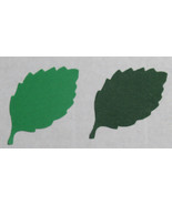 WIDE LEAF 1 1/2&quot; Punch Set Lot of 60 pieces punch-outs Cutouts U-Pick - $10.99 CAD