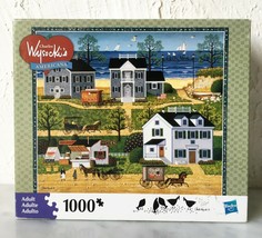 Charles Wysocki Gull&#39;s Nest 1000 Piece Milton Bradley Puzzle - Complete - £22.28 GBP