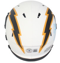 Justin Herbert Autographed Los Angeles Chargers Lunar Speed Mini Helmet Beckett - £205.52 GBP