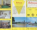 Bellemont Motor Hotel Brochure Postcards and Placemat Mailer Natchez Mis... - $47.52