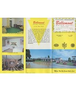 Bellemont Motor Hotel Brochure Postcards and Placemat Mailer Natchez Mis... - £37.38 GBP