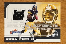 2001 Fleer Game Time Uniformity Kordell Stewart Jersey Relic Steelers Football - £7.90 GBP