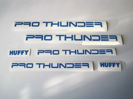 Blue Old School Bicycle Decal Stickers fit Huffy Pro Thunder BMX Bike Fr... - $467.73 MXN