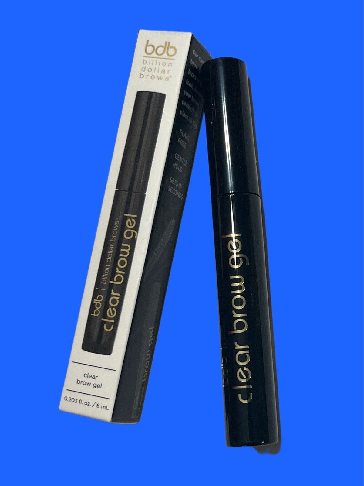 Billion Dollar Brows Clear Brow Gel .20 Fl Oz Eyebrow Gel NIB - $14.10