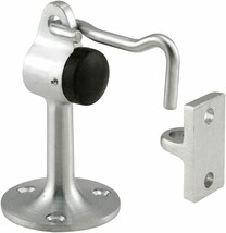 Brushed Chrome, 2-1/8 Inch, Prime-Line J 4602 Door Floor Stop Holder. - $39.96