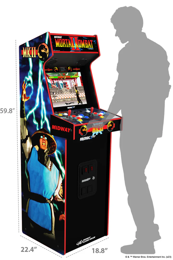 Mortal Kombat II Deluxe Arcade Machine - $2,246.92 CAD