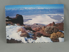 Vintage Postcard - Dante&#39;s View Death Valley In Winter - Fred Harvey - £11.99 GBP