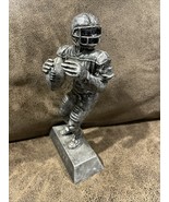 Football Player Trophy Antique Silver/pewter Colored Fantasy Football Prize - €28,37 EUR