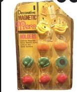 Vintage Arjon Decorative Magnets Memo Holders NEW Old Stock 1969 - $24.28 CAD