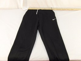 Adult Women&#39;s Nike Black White Stripes Swoosh Yoga Workout Track Gym Pan... - £14.46 GBP