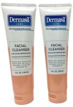 Lot 2x Dermasil Facial Cleanser DevelopedWITH DERMATOLOGIST Acne Pore Sk... - $371.47 MXN