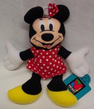 Walt Disney Minnie Mouse In Classic Red Dress 8&quot; B EAN Bag Stuffed Animal New - £12.07 GBP