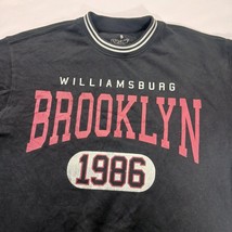Goodie Two Sleeves Williamsburg Brooklyn 1986 Men's Black Sweatshirt Size Small image 4