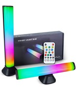 Smart Light Bars with 12 Scene Modes and Music Modes, Bluetooth Color Li... - £22.22 GBP
