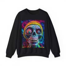 Crochet Skull Halloween Scary Horror Design - Unisex Heavy Blend™ Crewne... - $33.43+