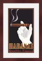 Habanas Quality Cigars Framed Fine Art Advertising Print by Steve Forney - £188.33 GBP+