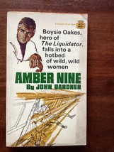 Amber Nine - John Gardner - Thriller - Coward British Secret Agent Vs Assassins - £6.93 GBP