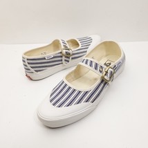 VANS Mary Jane Shoes Women’s Size 8.5 rench Riviera Egret Striped Rare EUC - $663.24 MXN