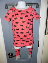 Kirkland Signature Pink Cat 2 PC Pajama Set Size 6 Girl&#39;s EUC - $16.06