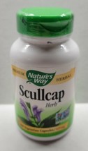 Nature&#39;s Way Scullcap Herb  Traditional Sleep Aid 425 mg 100 Capsules Non-GMO - £11.73 GBP