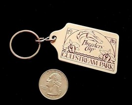 1989 Breeders Cup Gulfstream Park Silver Toned Keyring Keychain - £4.66 GBP