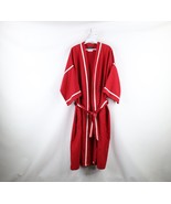 Vtg 70s Streetwear Mens One Size Rayon Blend Short Sleeve Belted Bath Ro... - $97.25 CAD