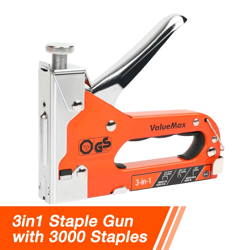 ValueMax Stapler Nail  Staple Heavy Duty niture Tool for  Stainless Stee... - $5,261.58 MXN