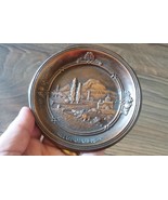 Armenian Vintage Copper Plate of Mount Ararat and Khor Virap Monastery  - $78.78 CAD