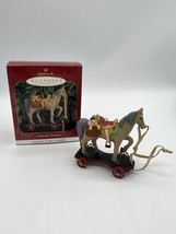 Hallmark Keepsake Ornament 1999 A Pony for Christmas Toy Horse Vintage Collector - £7.39 GBP