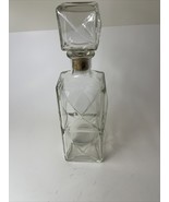 antique whiskey decanter tequila seagrams four rose glass bottle  - €13,88 EUR