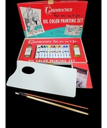 Vintage Grumbacher Oil Color Painting Set Unused With Box 1960s Missing ... - $81.22 CAD