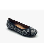 Vionic Caroll Leather Snake Slip On Flats Shoes Arch Support Ballet, Size 6 - $712.40 MXN
