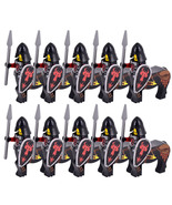 Kingdom Castle Red Dragon Centaur Knights Army 10 Minifigures Set C - £13.40 GBP
