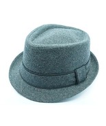 Bruno Capelo Headwear Wool Blend Fedora Hat FD-123/5 (Medium, Gray) - £17.80 GBP